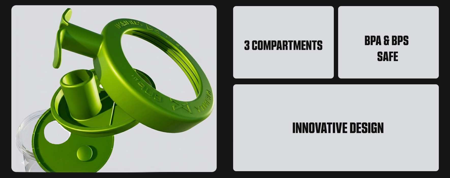 infinity cup 3 compartements